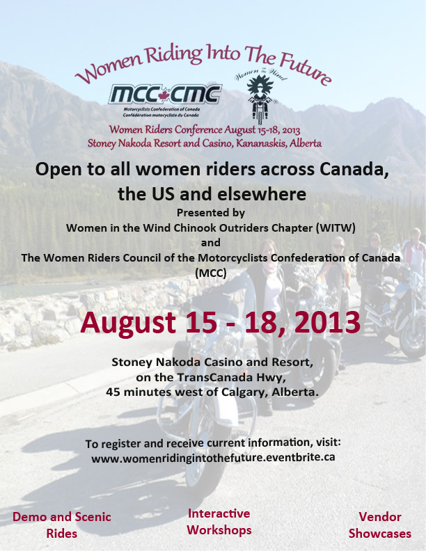 Women Riding into the future conference 2013